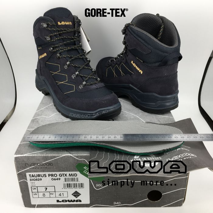 Мужские замшевые ботинки берцы Lowa Taurus Pro GTX Mid 41 оригинал