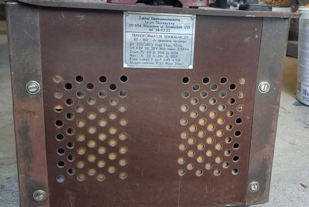 Spawarka transformatorowa et-160