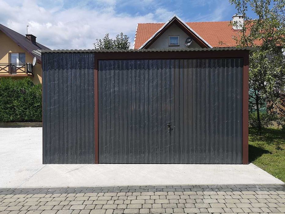 Garaż blaszany 4x5 w kolorze RAL do wyboru | Krótkie terminy