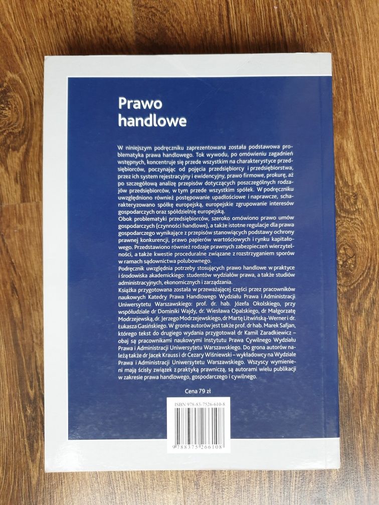 Prawo handlowe- Józef Okolski