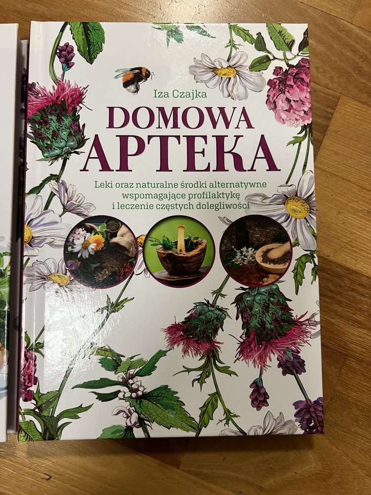 Rośliny lecznicze, atlas ziół, domowa apteka 3 nowe ksiażki