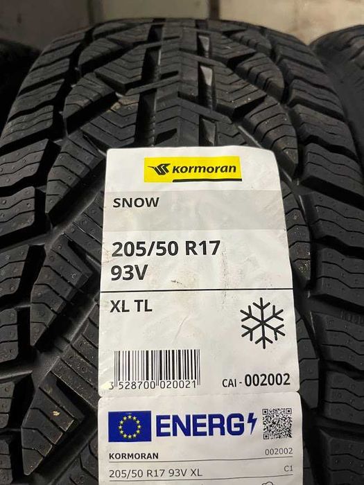 205/50R17 Kormoran Snow cztery nowe opony zimowe 2025r