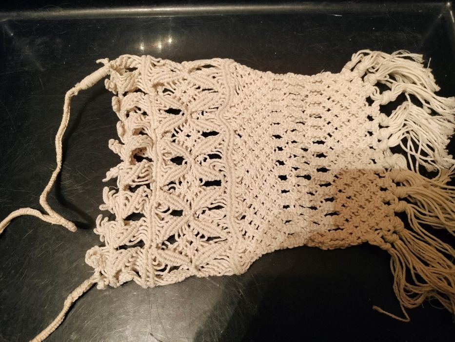 Torebka makrama mala