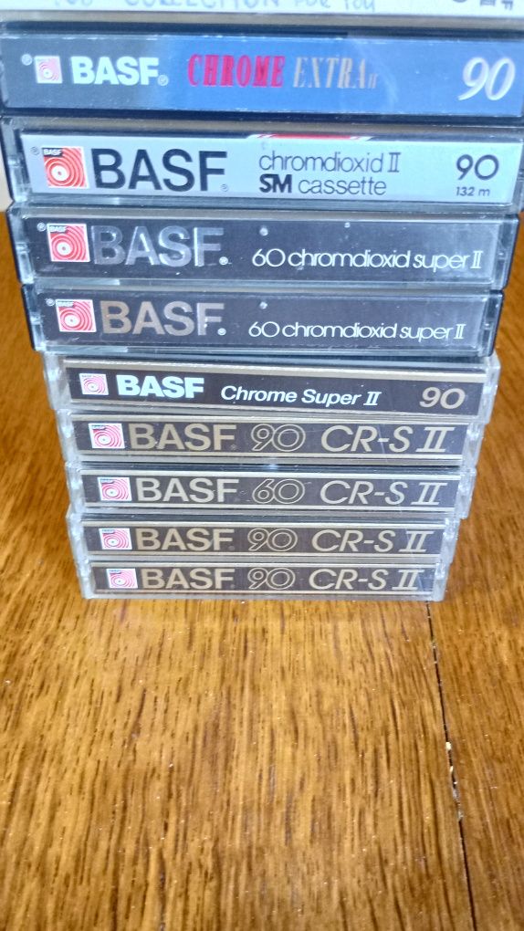 Kaseta magnetofonowa BASF chrome 8 szt