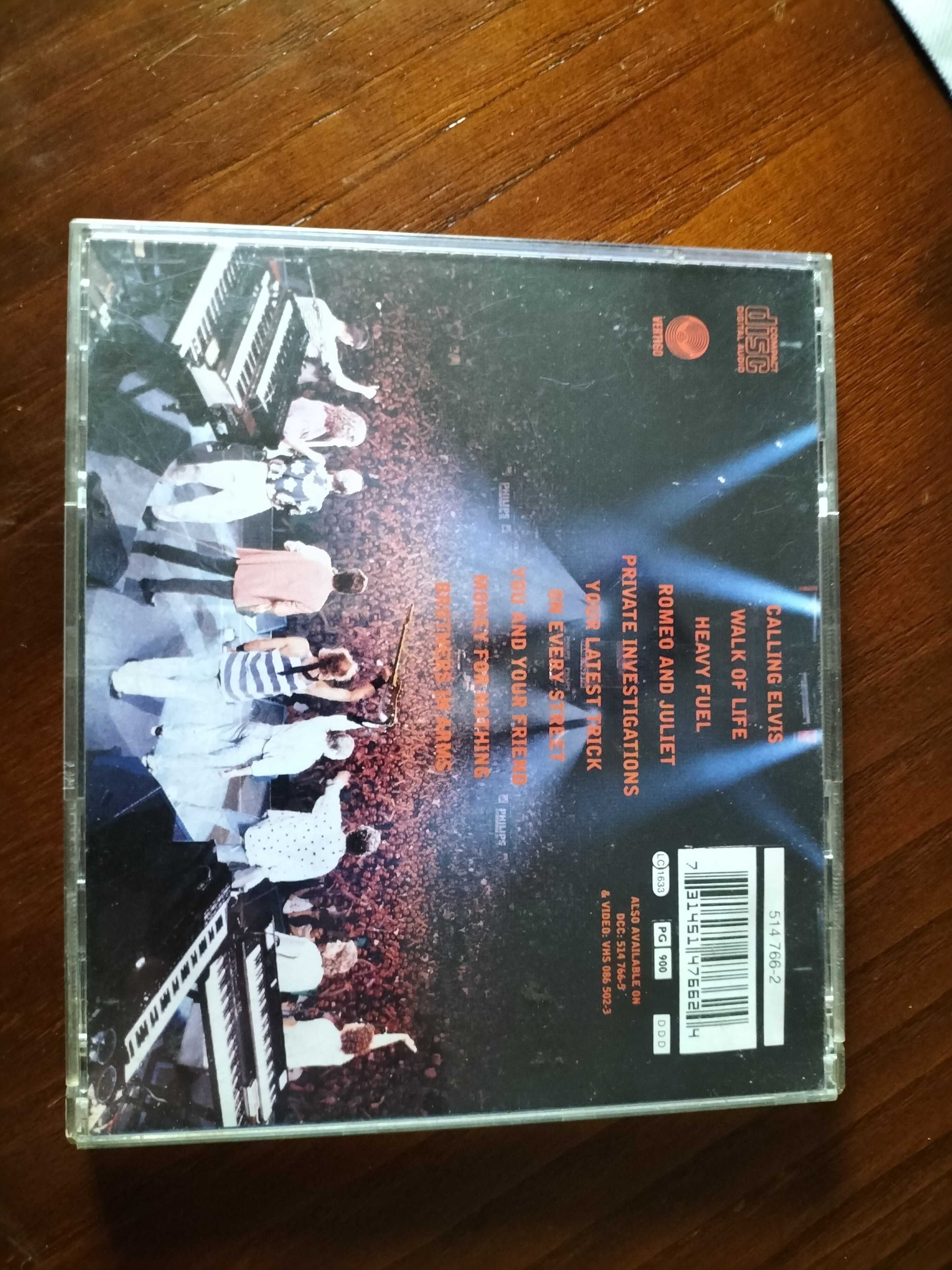 CD da banda Dire Straits - on The night, em ótimo estado.