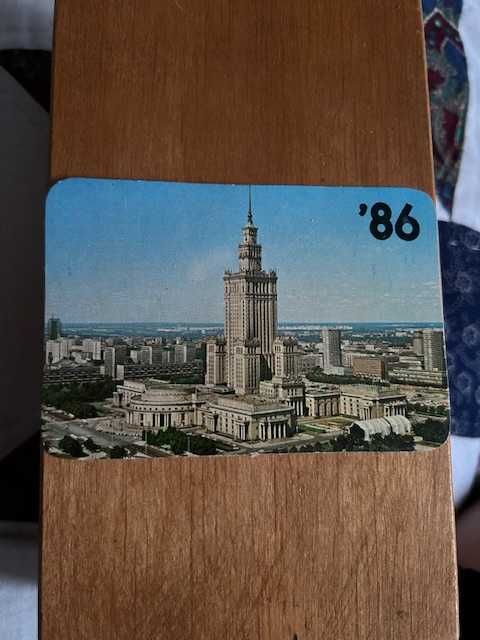 Kalendarz listkowy Warszawa PKiN 1986 r.