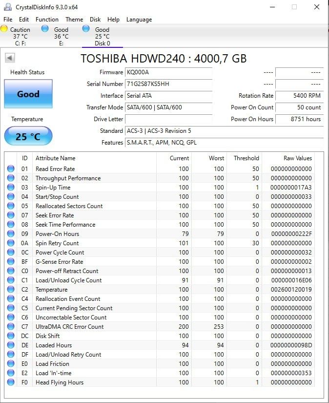 Жорсткий диск Toshiba PC P3000 4 TB