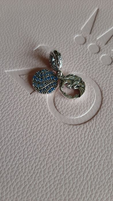 Pandora charms, zawieszka Kraina Lodu