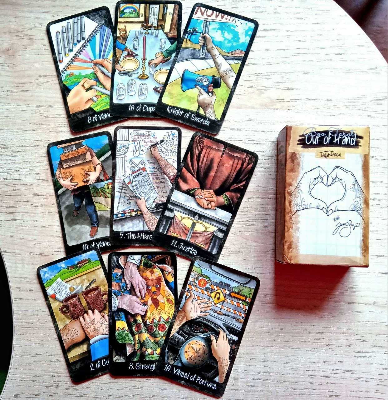 Карты Таро Из рук, Out of Hand Tarot. Бестселлер