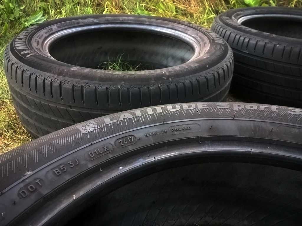 235/55R18 100V 4Opony Letnie MICHELIN Latitude Sport3 2017 Bieżnik~70%
