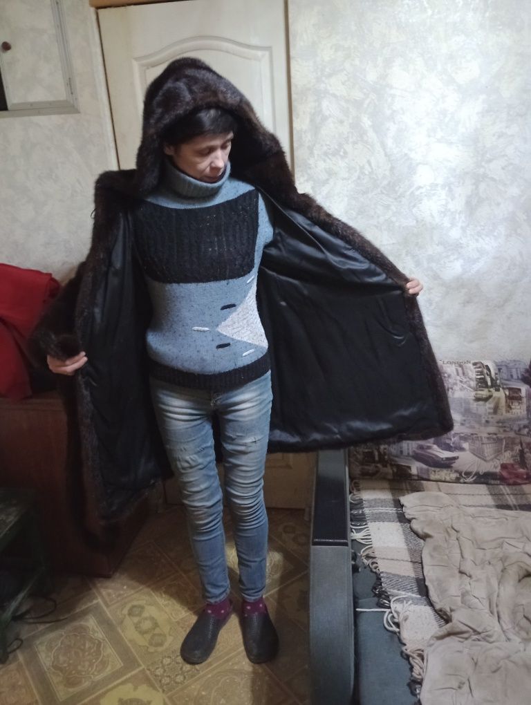 Полушубок, норка натуральная