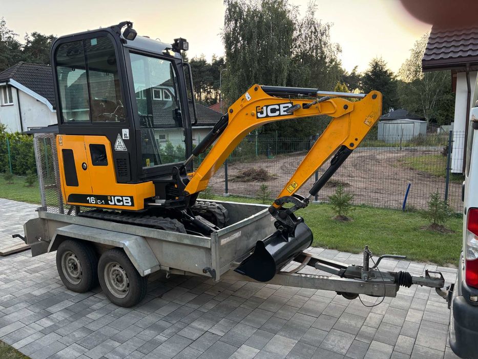 Minikoparka JCB 16c-1  1763kg następca jcb8018cts