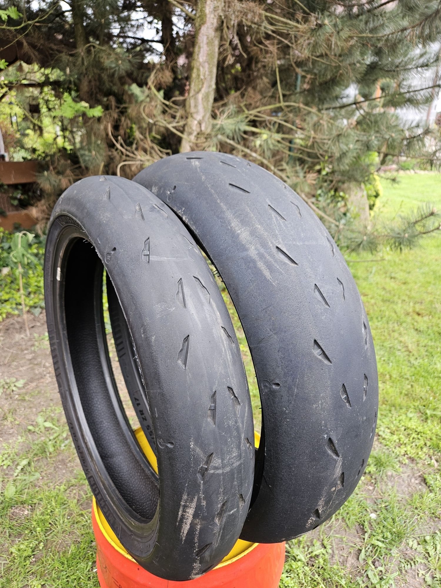 Komplet Michelin Power 180/55 120/70R17 Dot 2822