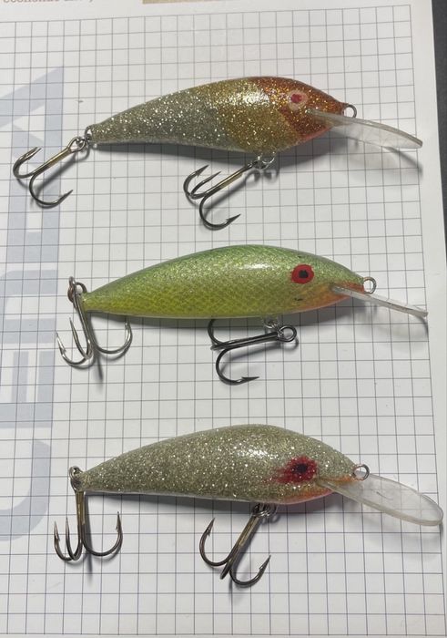 Zestaw przynęt, na troć, woblery trociowe z Czarnego, rękodzieło