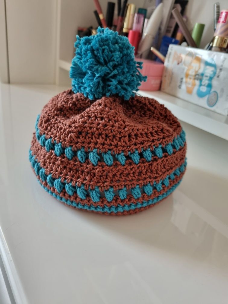 Czapka berecik dla maluszka 3-6 m-cy