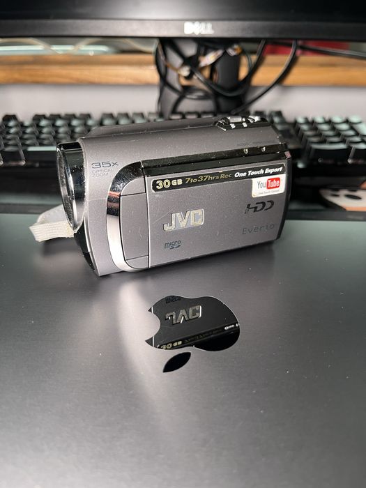 kamera handycam jvc vintage gz mg retro cyfrowa zoom prezent