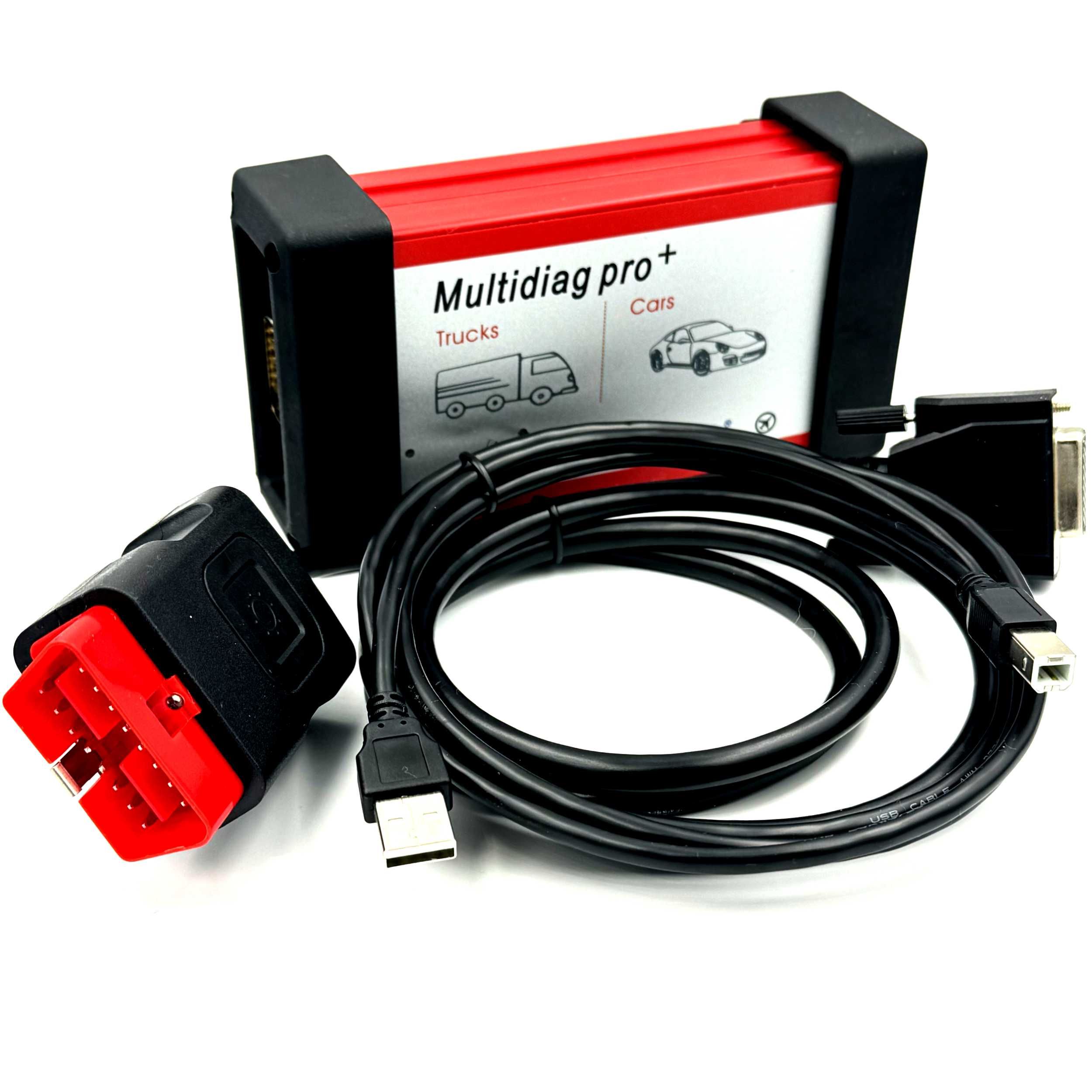 interfejs MULTIDIAG PRO+ DUAL PCB z najnowszą wersją płyty głównej RED