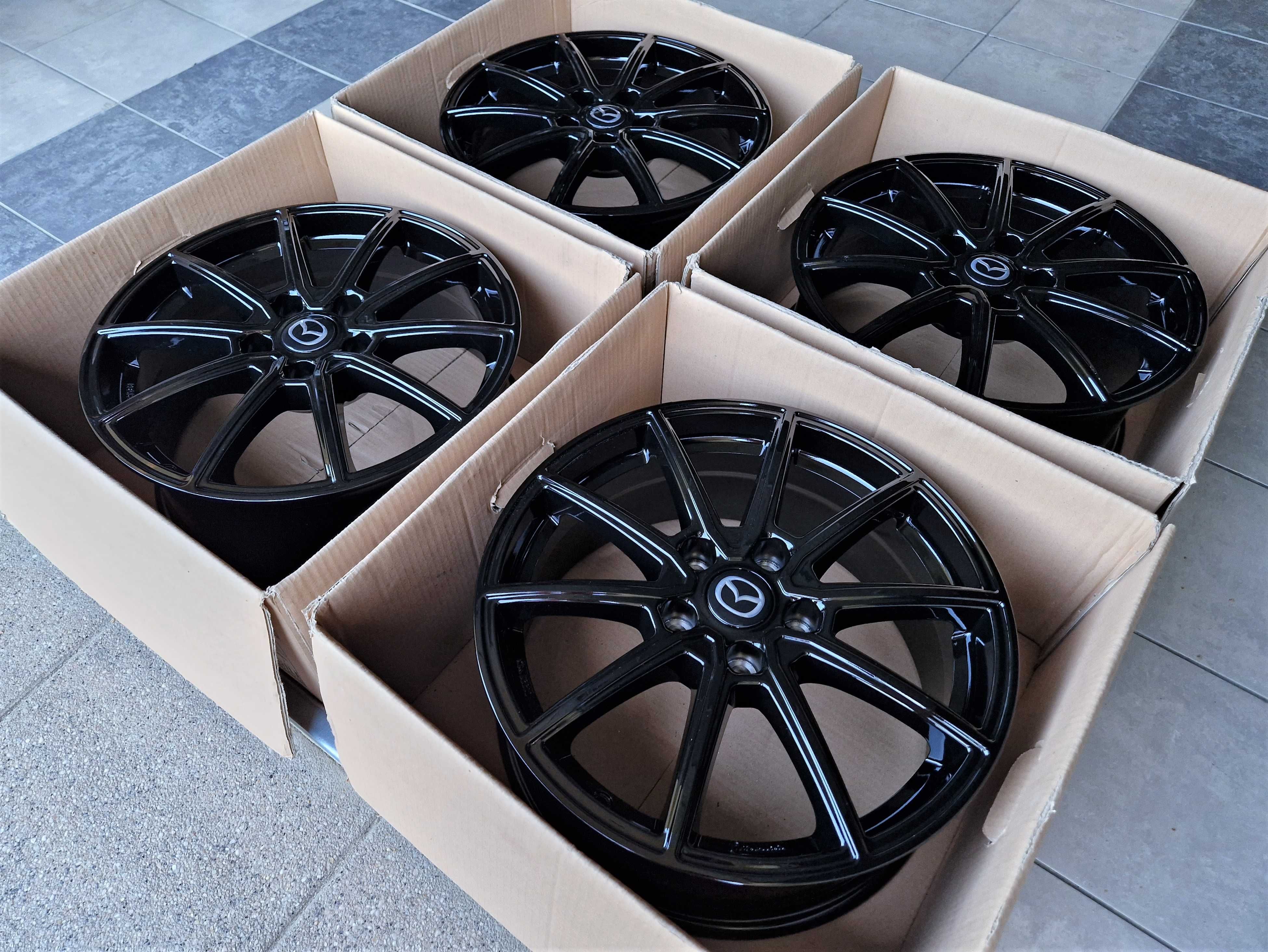 Alufelgi 17 5x114,3 Mazda CX-3 CX-5 CX-7 CX-8 MPV MX-3 MX-5 Czarne 71#