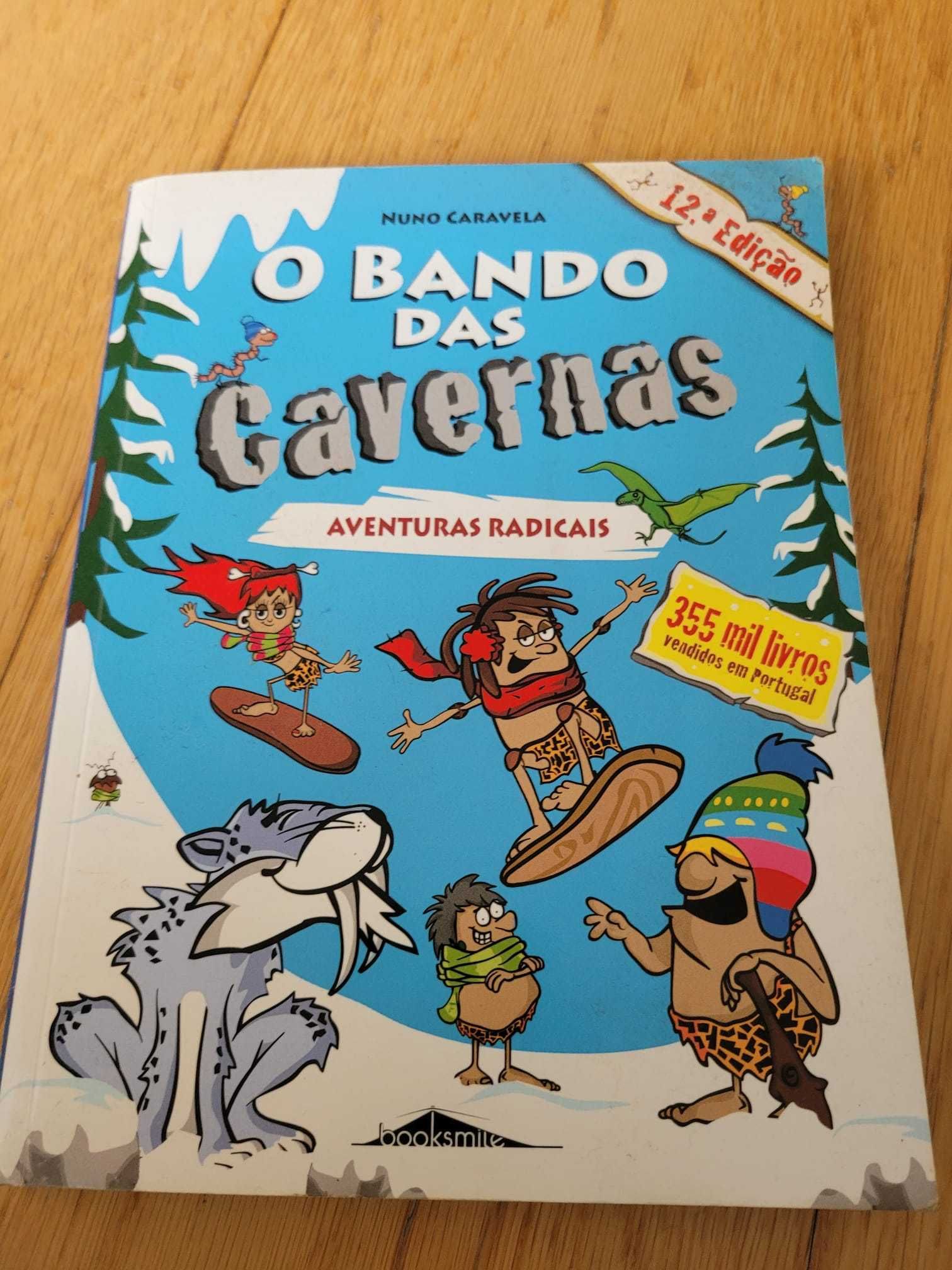 Livros da coleção do “O Bando das Cavernas” - 4 livros