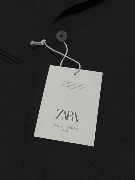 Dwurzędowa Marynarka męska od garnituru z wełny Limited Edition ~ Zara