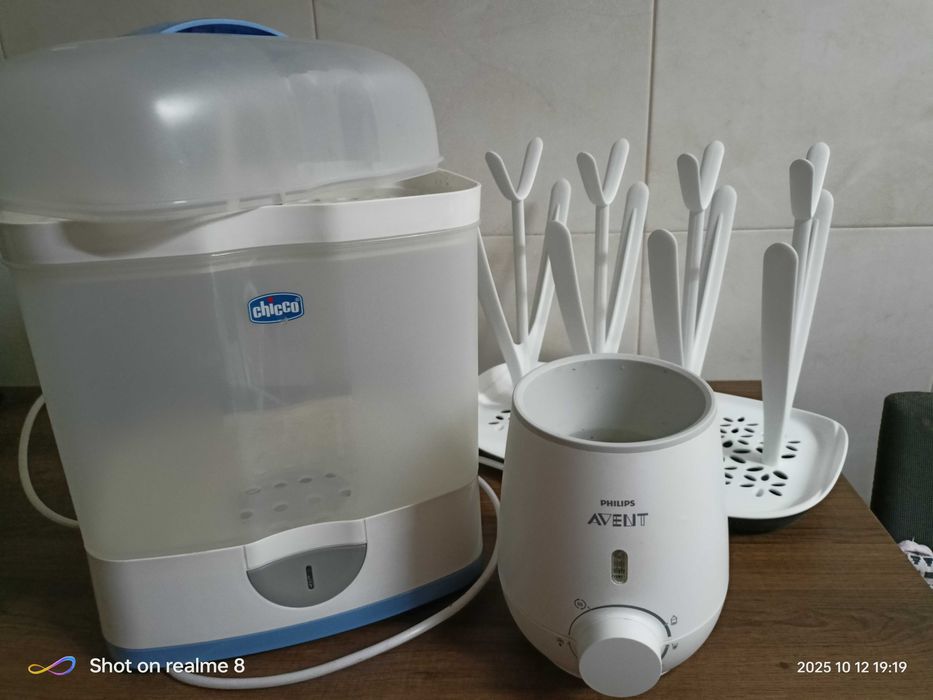 Conjunto Aquecedor de Biberon - Esterizador - Escorredor