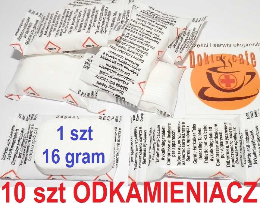 10x tabletka odkamieniacz ekspres Bosch Saeco Philips Delonghi Miele