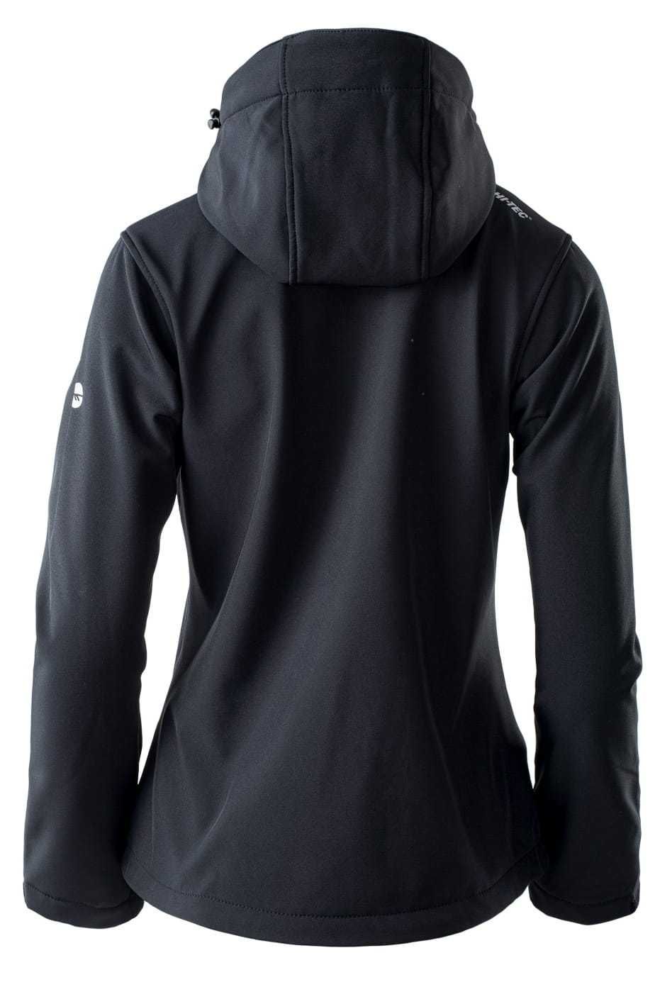 Kurtka damska przejsciowa softshell  HI-TEC Neti CZARNA M, XL