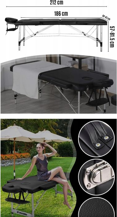 Складаний масажний стіл - ліжко 4FIZJO 213х60