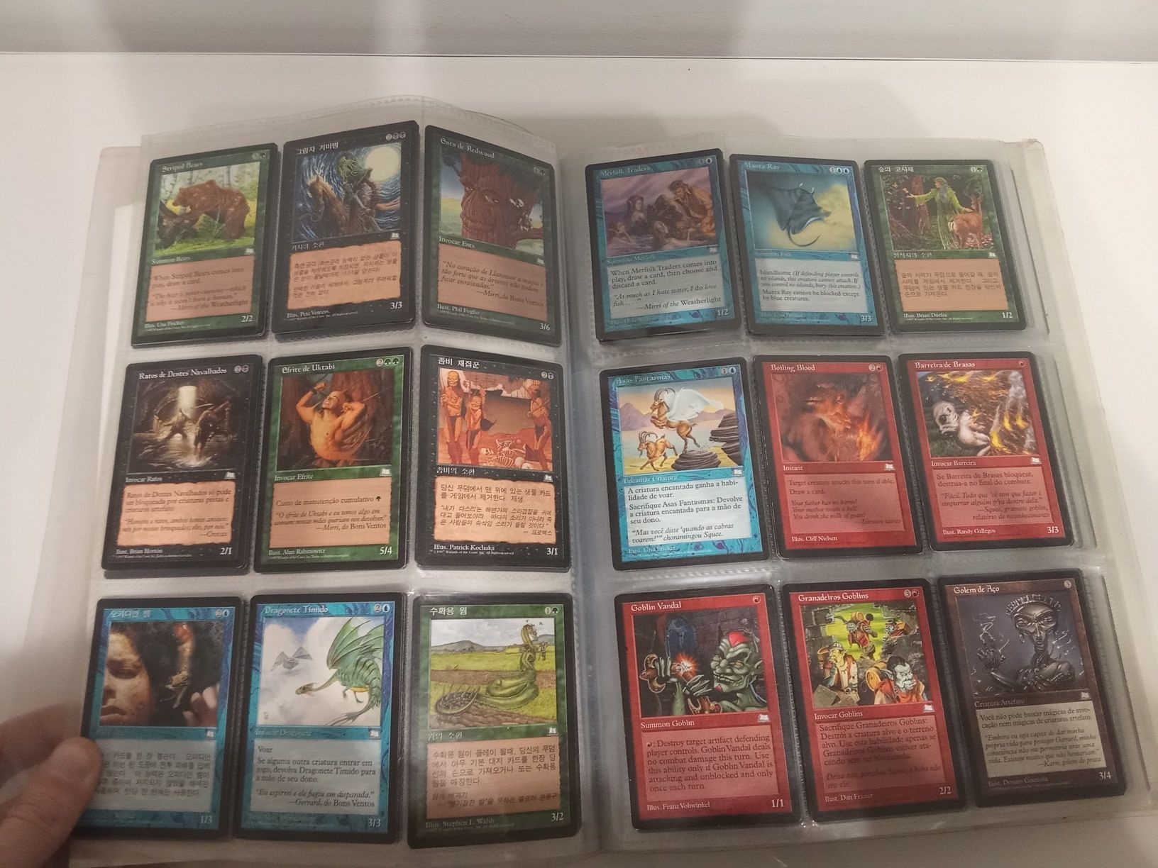 Lote 160 cartas Magic The Gathering