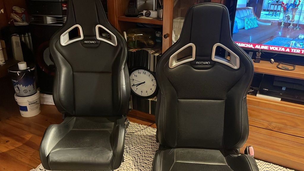2 Baquet Recaro CS Original 2sis Rebatíveis e ABS ,Aquecidas