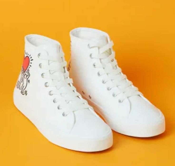 H&M Keith Haring р.45 кеды мужские типа Converse