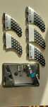 FCS II tri quad superbrand L quilhas finos