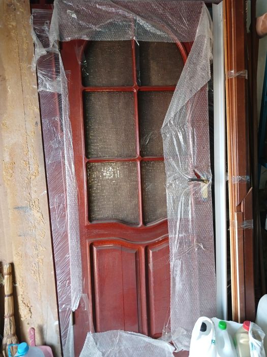 Двері міжкімнатні дерво б/у комплект 3шт