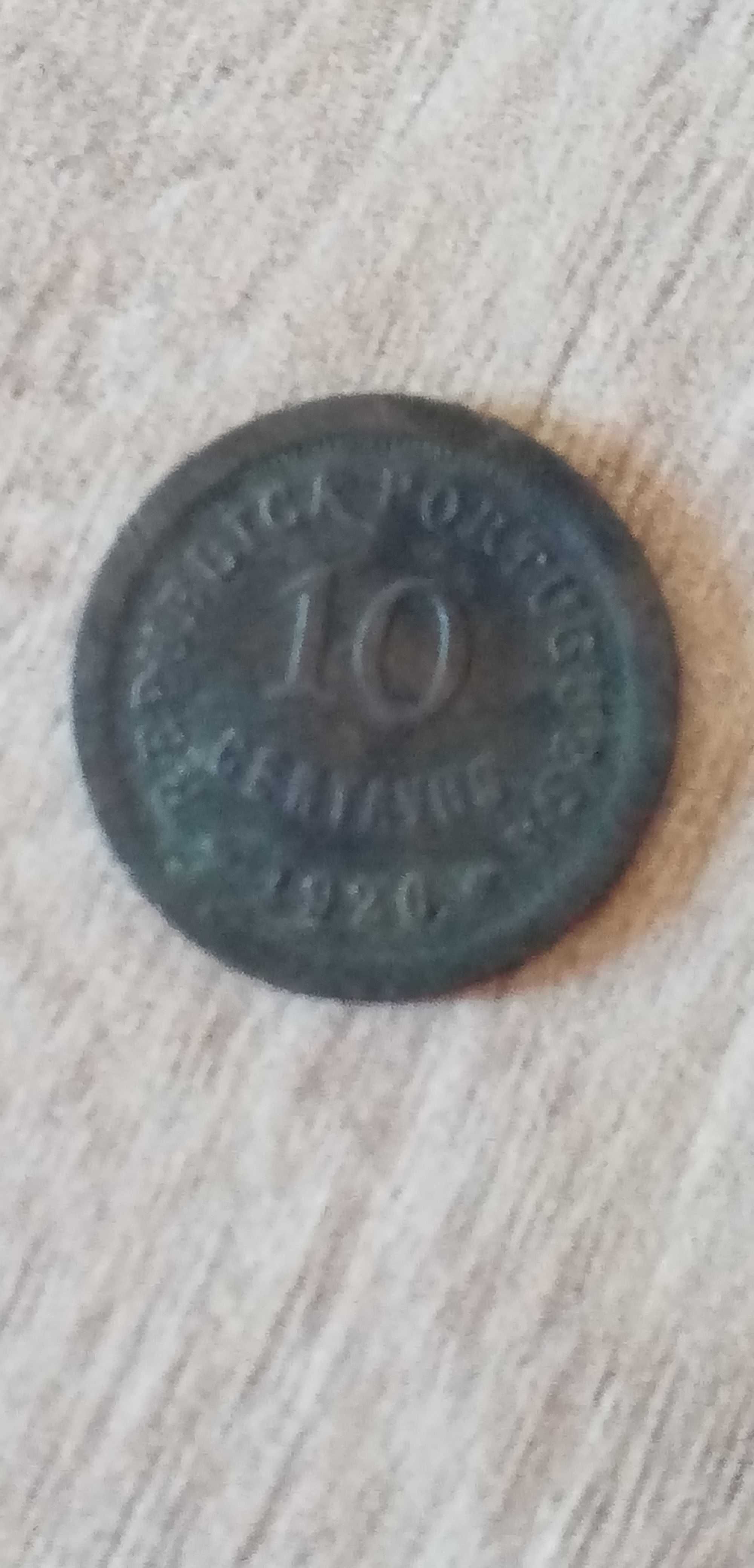 Moedas de 10 centavos 1 escudo e 50 centavos