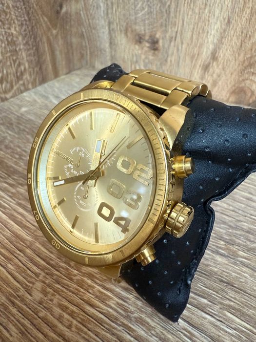 Zegarek Męski Diesel DZ-4268 Złoty Na Bransolecie Pudełko