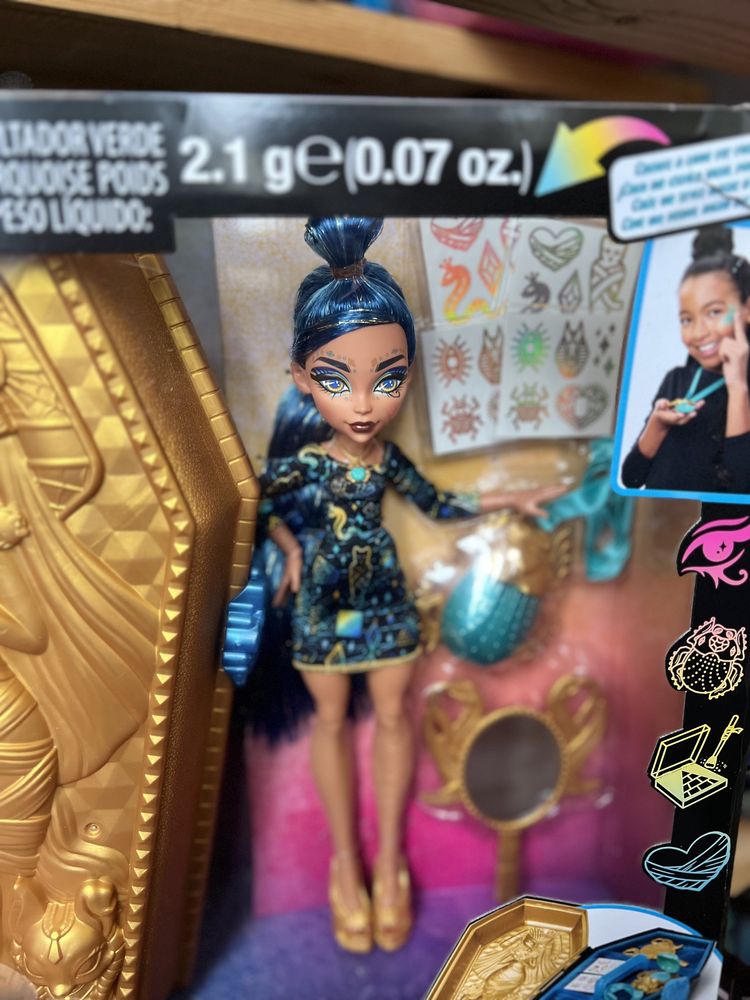 Оригинал монстер хай Клео де Нил Monster High Doll and Beauty Kit Cleo