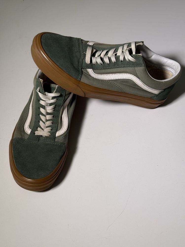 Vans old school зелені