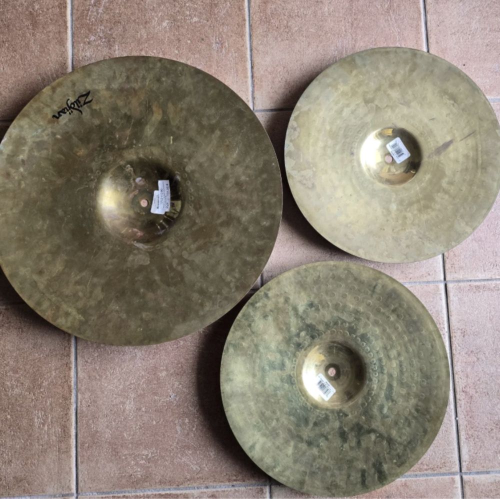 Pratos para beteria kit completo com suporte