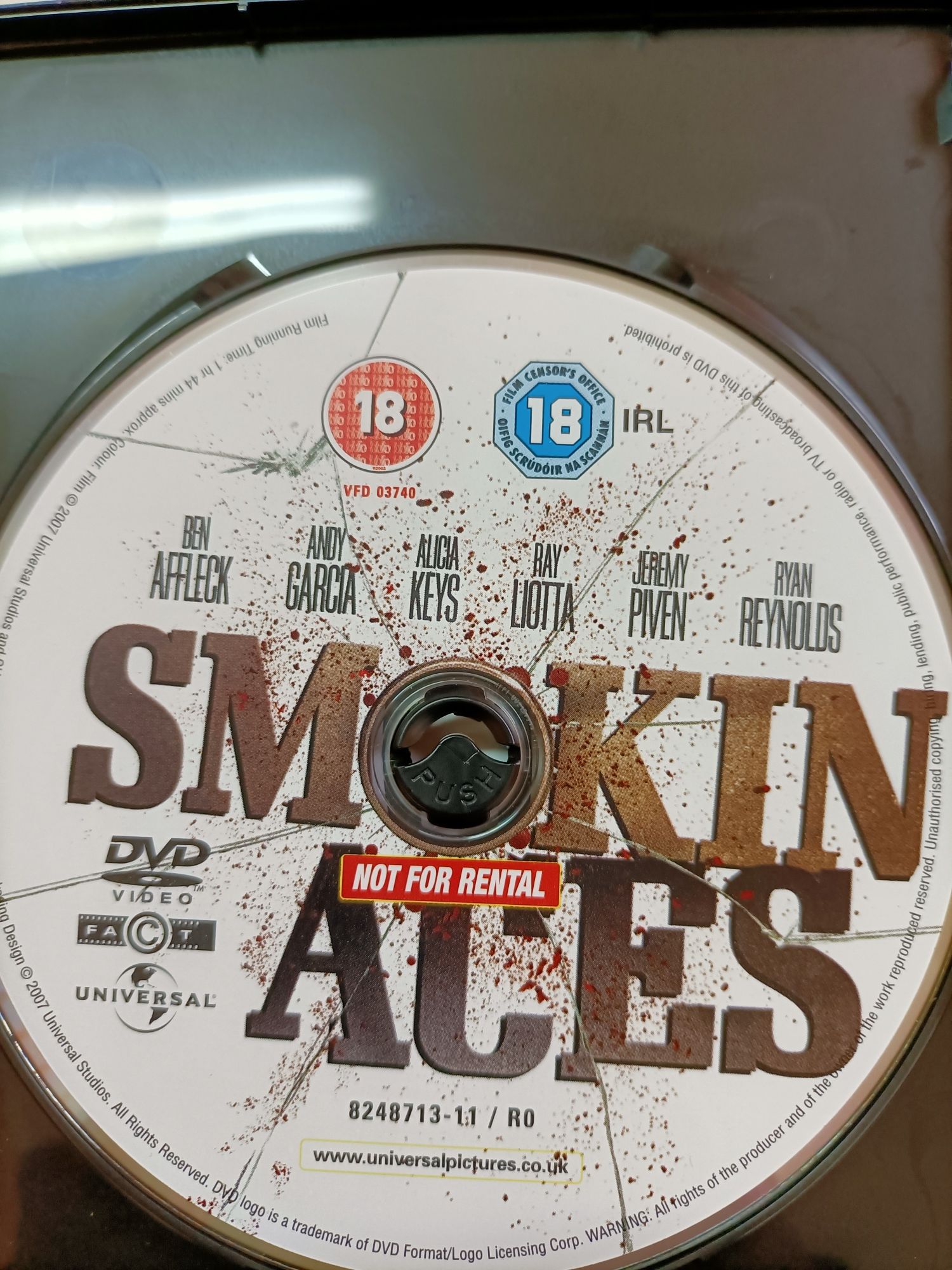 DVD original "Smoking Aces"