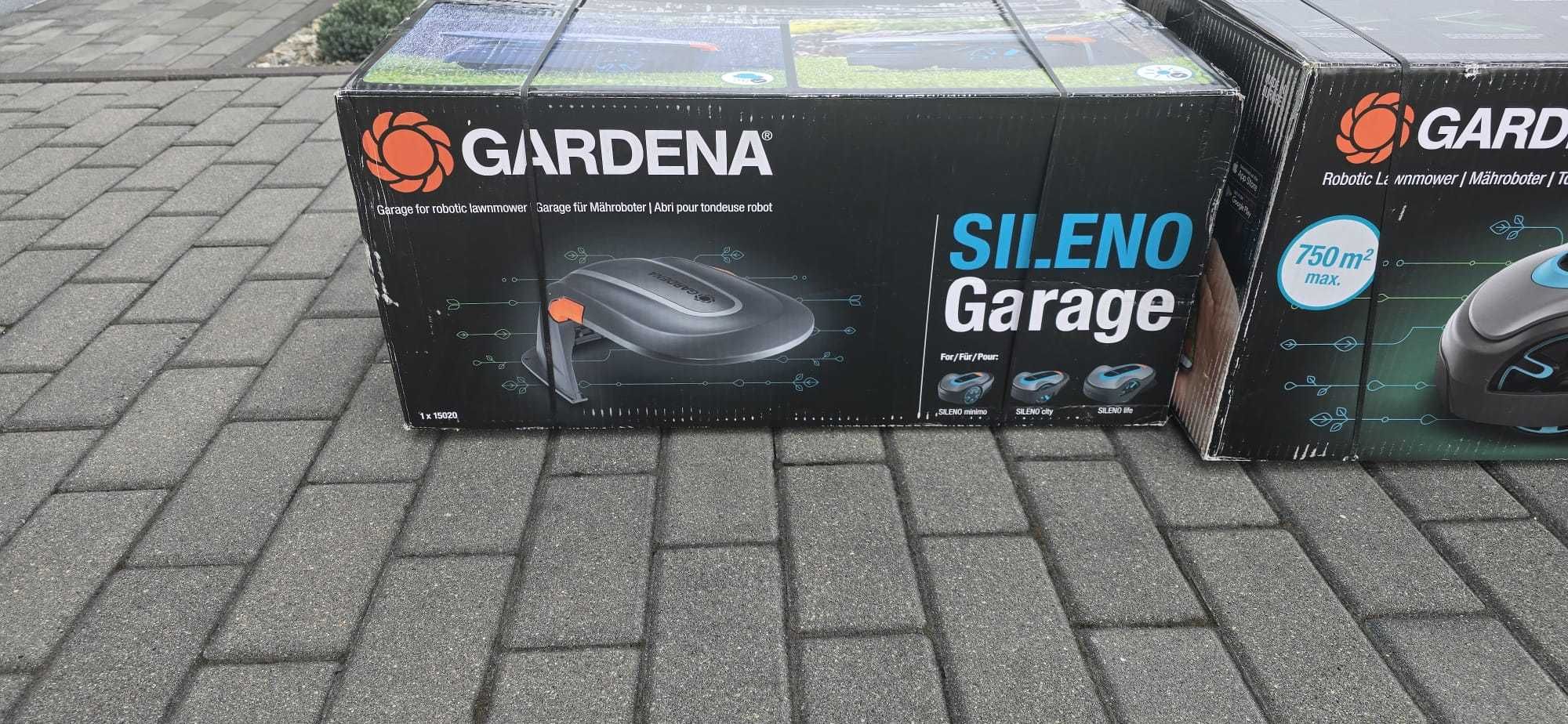 Sprzedam robot koszący Gardena Sileno life wraz z garażem - NOWE