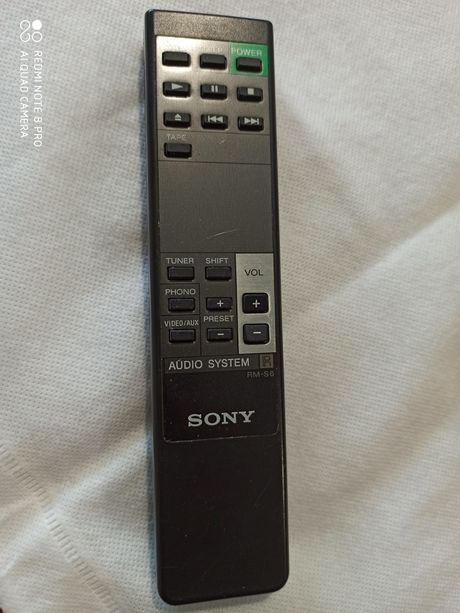 Comando Sony para aparelhagens MD  RM-S6