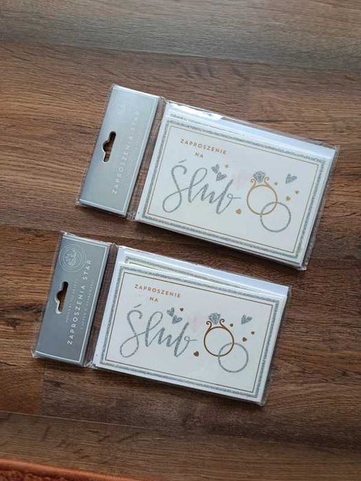 Zaproszenie ślubne zestaw