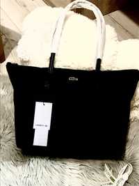 Lacoste Torba torebka Shopping Bag NF1888PO black 000 czarna