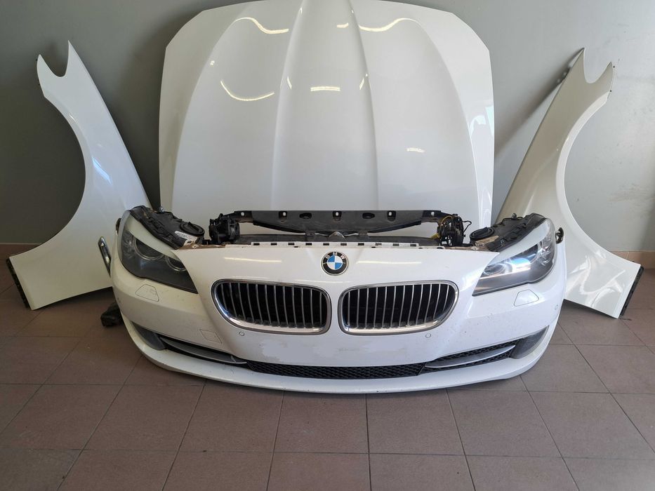 Maska Zderzak Pas Lampy Błotniki Kompletny Przód BMW 5 F10 Kolor A300