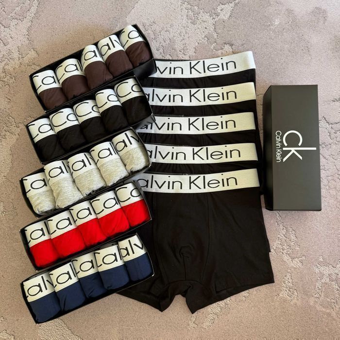 Набор мужских трусов Келвин Кляйн серия White. Чоловічі боксери