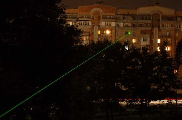 Лазерная указка зелёный лазер Laser 303 green с насадкой