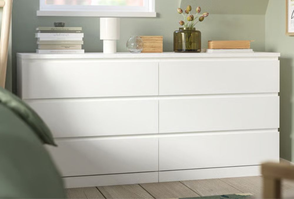 comoda com 6 gavetas ideal para quartos e organizadores