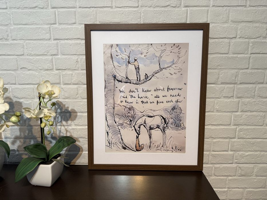 Quadro com frase especial