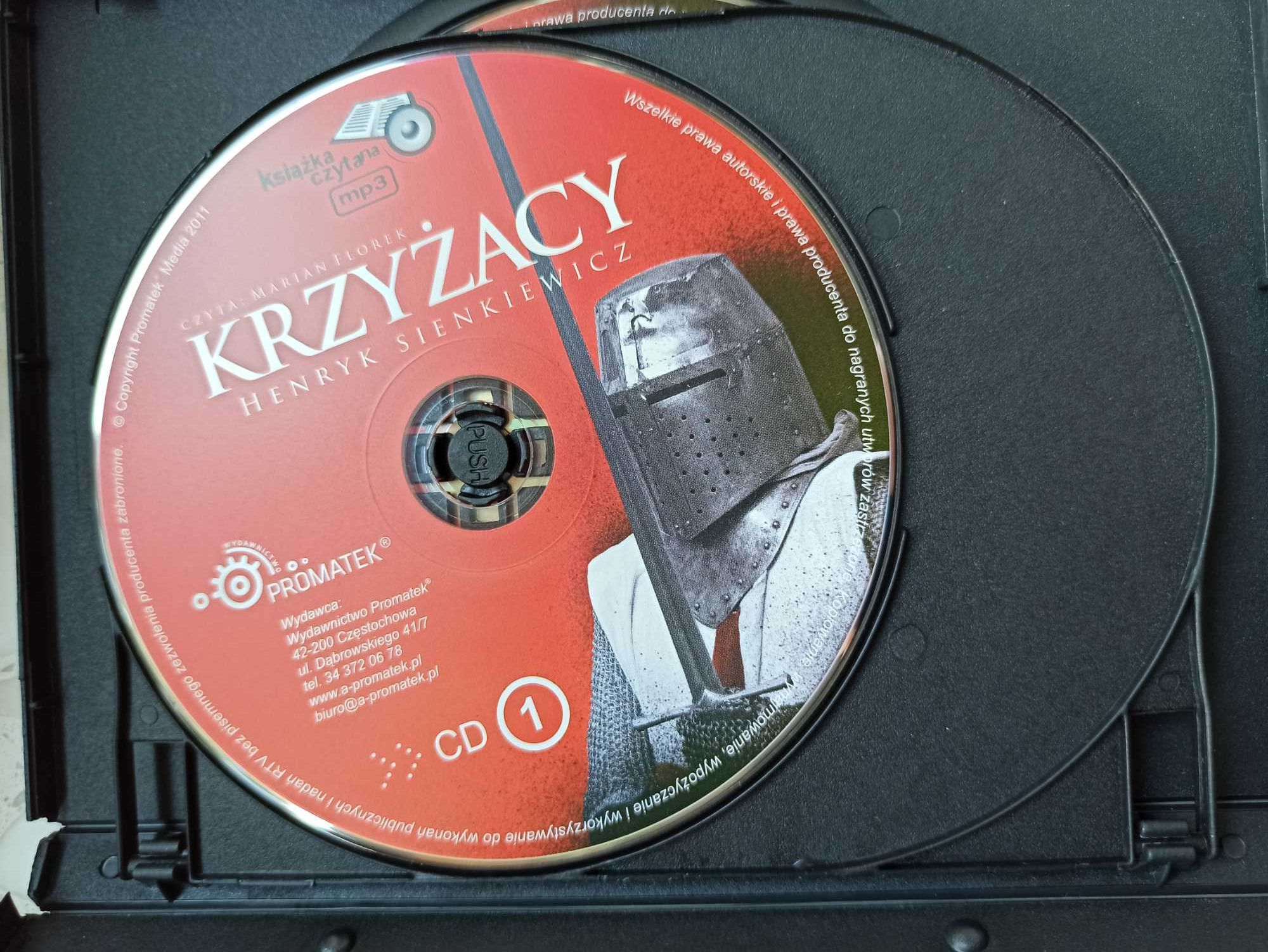 Audiobook "KRZYŻACY" Henryk Sienkiewicz (3 płyty CD-MP3)