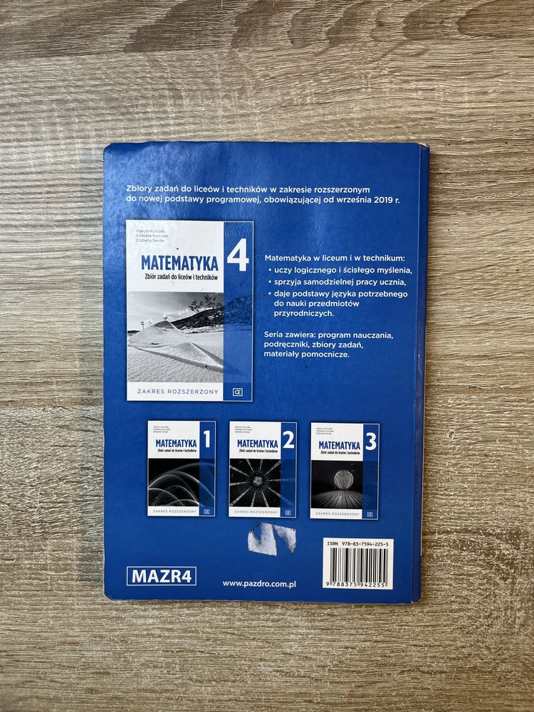Matematyka klasa 4 zbiór zadań kurczab